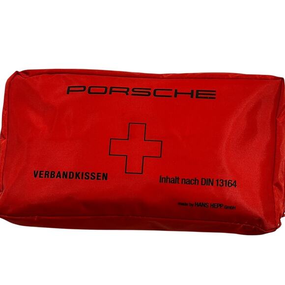 Authentic Porsche First Aid Kit - approx 6" x 11" - Picture 1 of 4